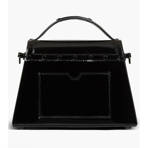 Balmain NWT B-Buzz Dynasty Patent Leather Top
Handle Bag - Picture 2 of 8